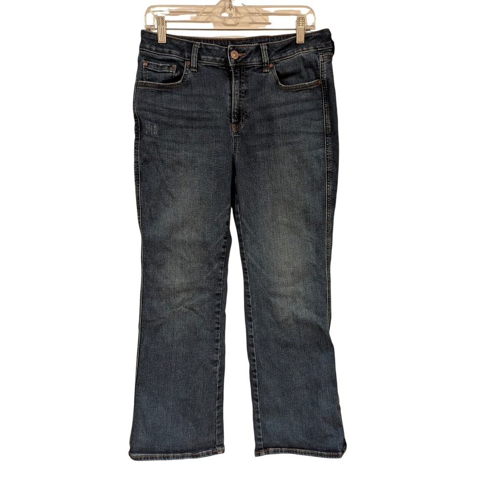 Chico's Dark Wash Flare Jeans